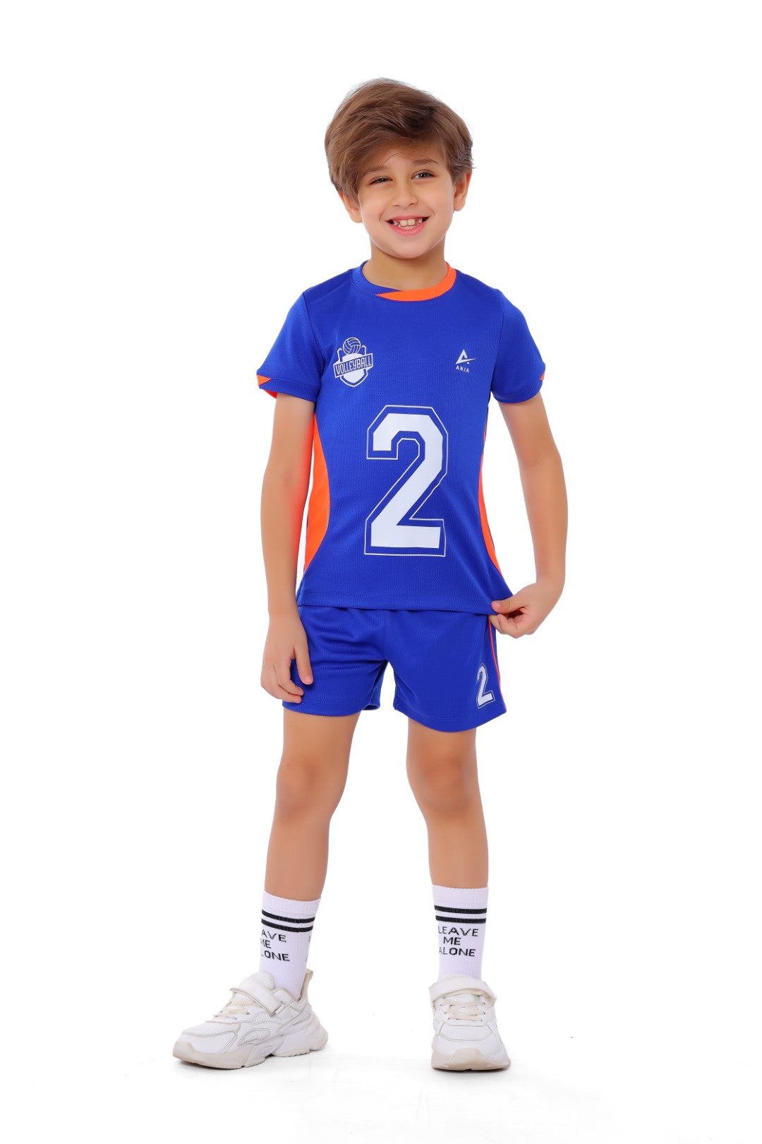 Athlete Home "Court Ace" Kids Volleyball Kit | Performance Jersey & Shorts for Young Players