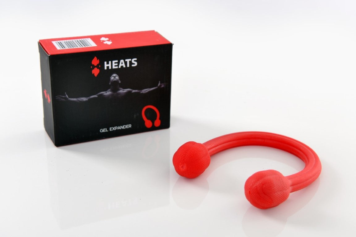 جهاز شد الصدر HEATS Gel Expander - أداة مقاومة لعضلات الصدر لتمارين الصدر والذراعين والجزء العلوي من الجسم - معدات جيم منزلية محمولة