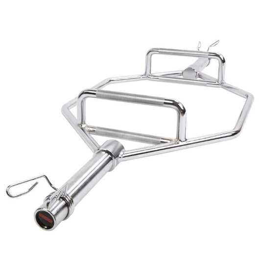 بار هيكس أوليمبي (تراب بار) من أثليت هوم بمقابض مزدوجة: بار مريح لديدليفت أكثر أمانًا وتمارين الشراجز وتدريبات القوة الشاملة في مصر