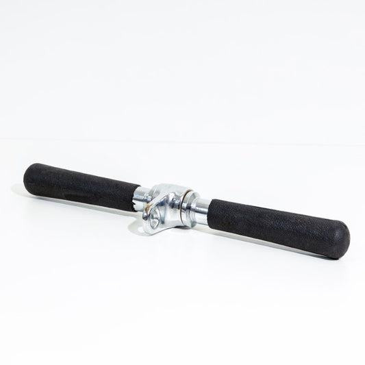 Athlete Home Pro Revolving Straight Bar | Heavy-Duty Cable Machine Attachment for Tricep Pushdowns & Bicep Curls | Commercial-Grade Steel with Ergonomic Rubber Grips