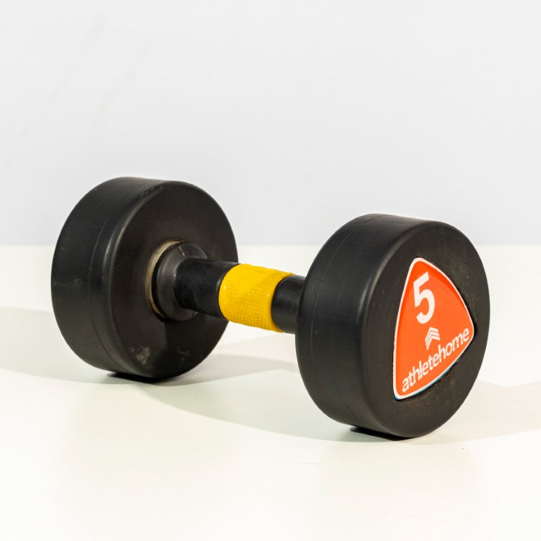 Egyptian Steel Round Dumbbell Rubber Cover