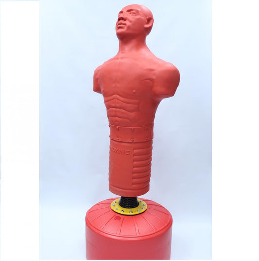 دمية ملاكمة ستاند (قائمة بذاتها) - مجسم إنسان للتدريب الواقعي على الملاكمة والفنون القتالية - قاعدة ثابتة للجيم المنزلي في مصر