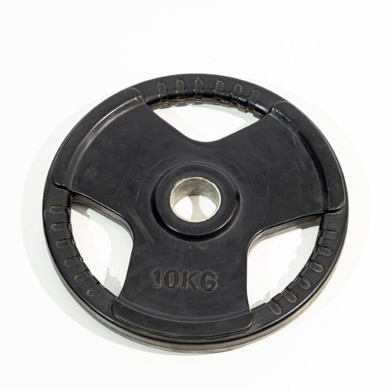 Athlete Home Rubber Coated Olympic Plates: Durable Tri-Grip Weight Plates (50mm) for Strength Training, CrossFit & Home Gyms in Egypt (Sold Individually)