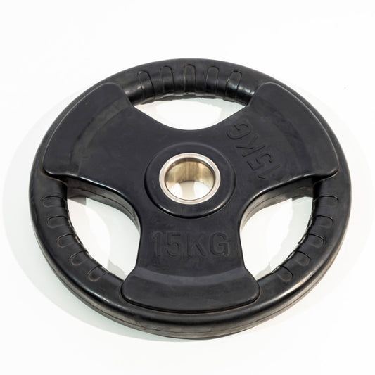 Athlete Home Rubber Coated Olympic Plates: Durable Tri-Grip Weight Plates (50mm) for Strength Training, CrossFit & Home Gyms in Egypt (Sold Individually)