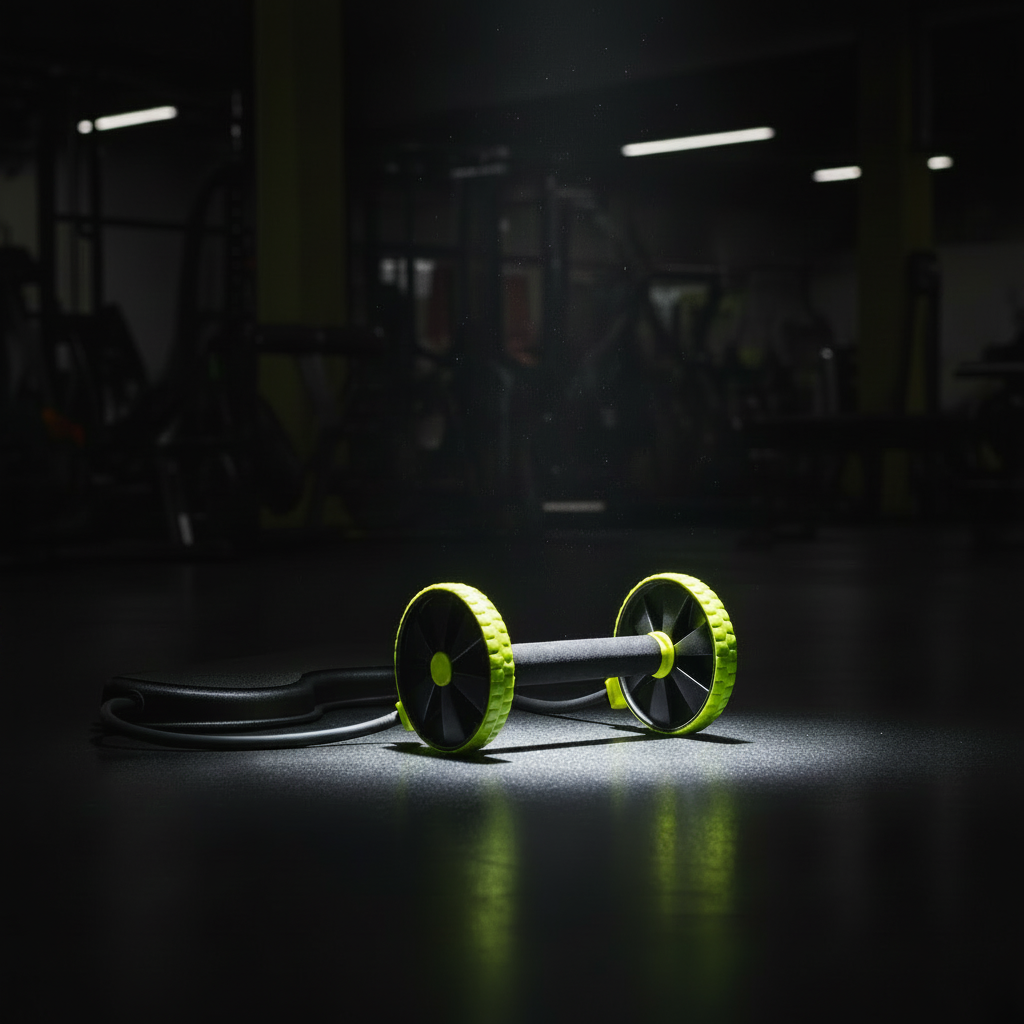 Revoflex Xtreme Ab & Full Body Trainer | Dual-Wheel Ab Roller with Resistance Bands for Core Strength, Home Gym Workouts