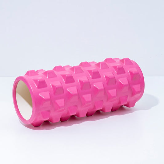 Athlete Home Pro-Grade Grid Foam Roller | Deep Tissue Massage Tool for Muscle Recovery, Myofascial Release & Injury Prevention | Essential Fitness Equipment in Egypt
