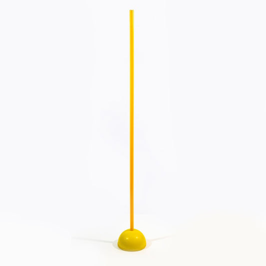 عمود رشاقة احترافي (Slalom Pole) من أثليت هوم: عمود لتدريب السرعة وخفة الحركة وتمارين تغيير الاتجاه - مثالي لتدريبات كرة القدم والرياضة في مصر بدون قاعدة