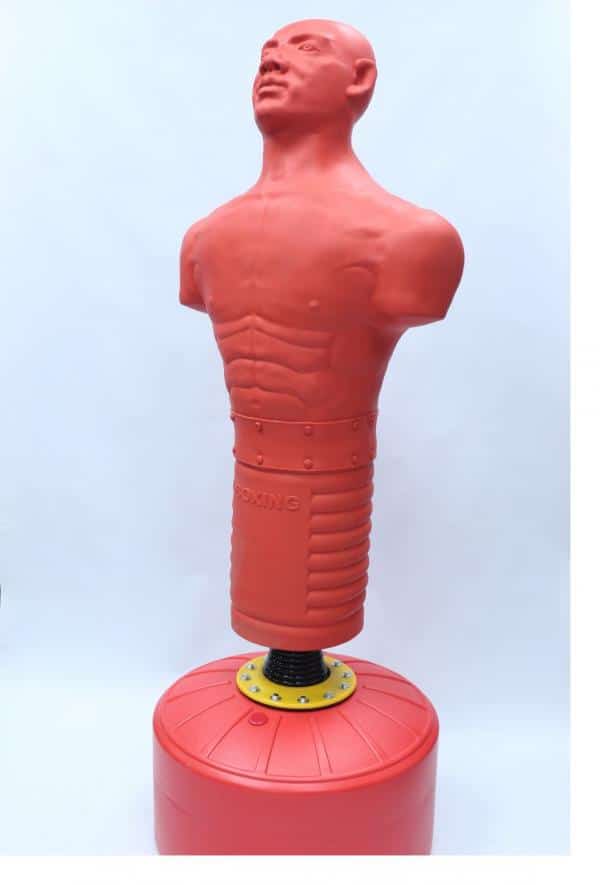 دمية ملاكمة ستاند (قائمة بذاتها) - مجسم إنسان للتدريب الواقعي على الملاكمة والفنون القتالية - قاعدة ثابتة للجيم المنزلي في مصر