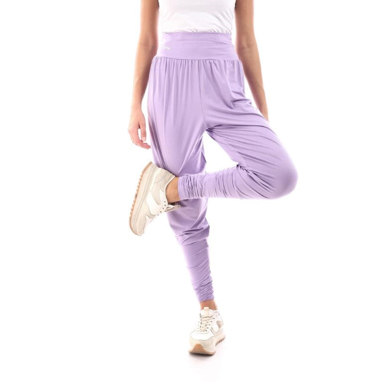 Athlete Home Women's Aura Flow High-Waist Joggers | Ultra-Soft Harem Style Yoga, Dance & Lounge Pants with Tapered Ankle
