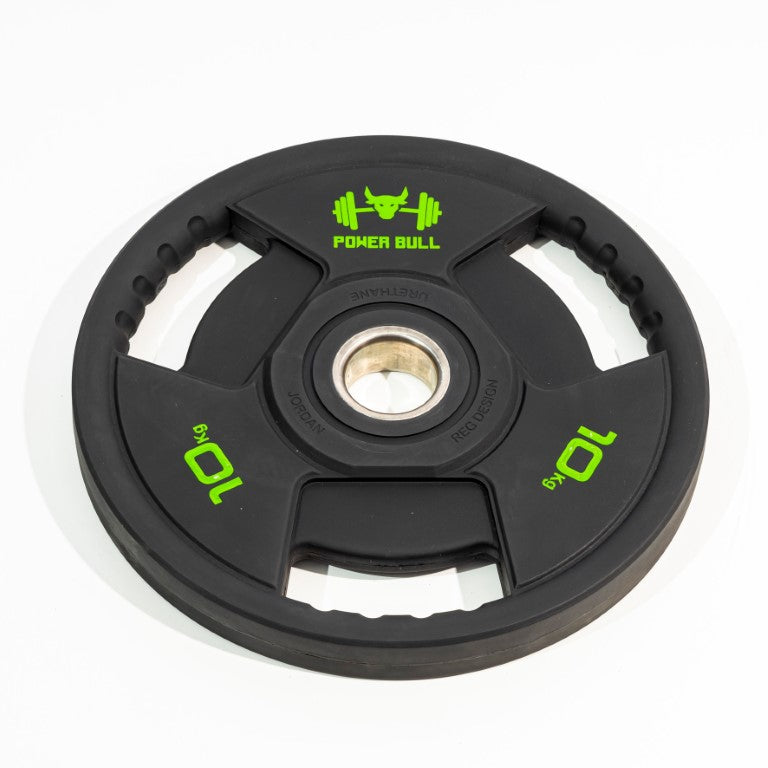 Athlete Home Power Bull Urethane Olympic Plates: Premium Tri-Grip Weights  for Professional Strength Training & Home Gyms in Egypt (Sold Individually)