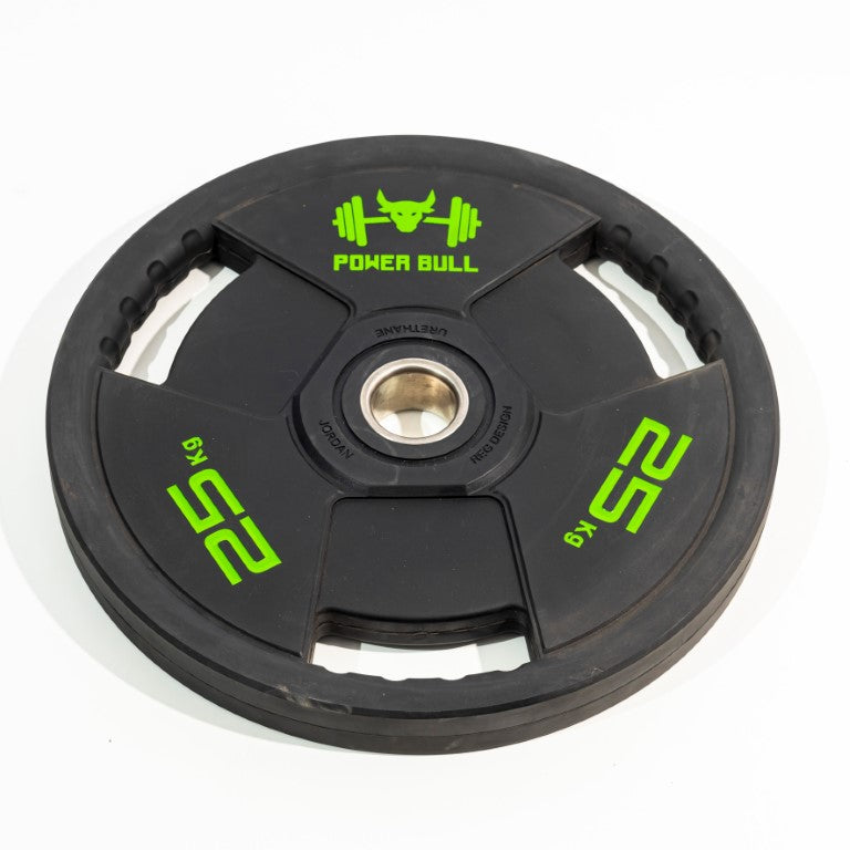 Athlete Home Power Bull Urethane Olympic Plates: Premium Tri-Grip Weights  for Professional Strength Training & Home Gyms in Egypt (Sold Individually)