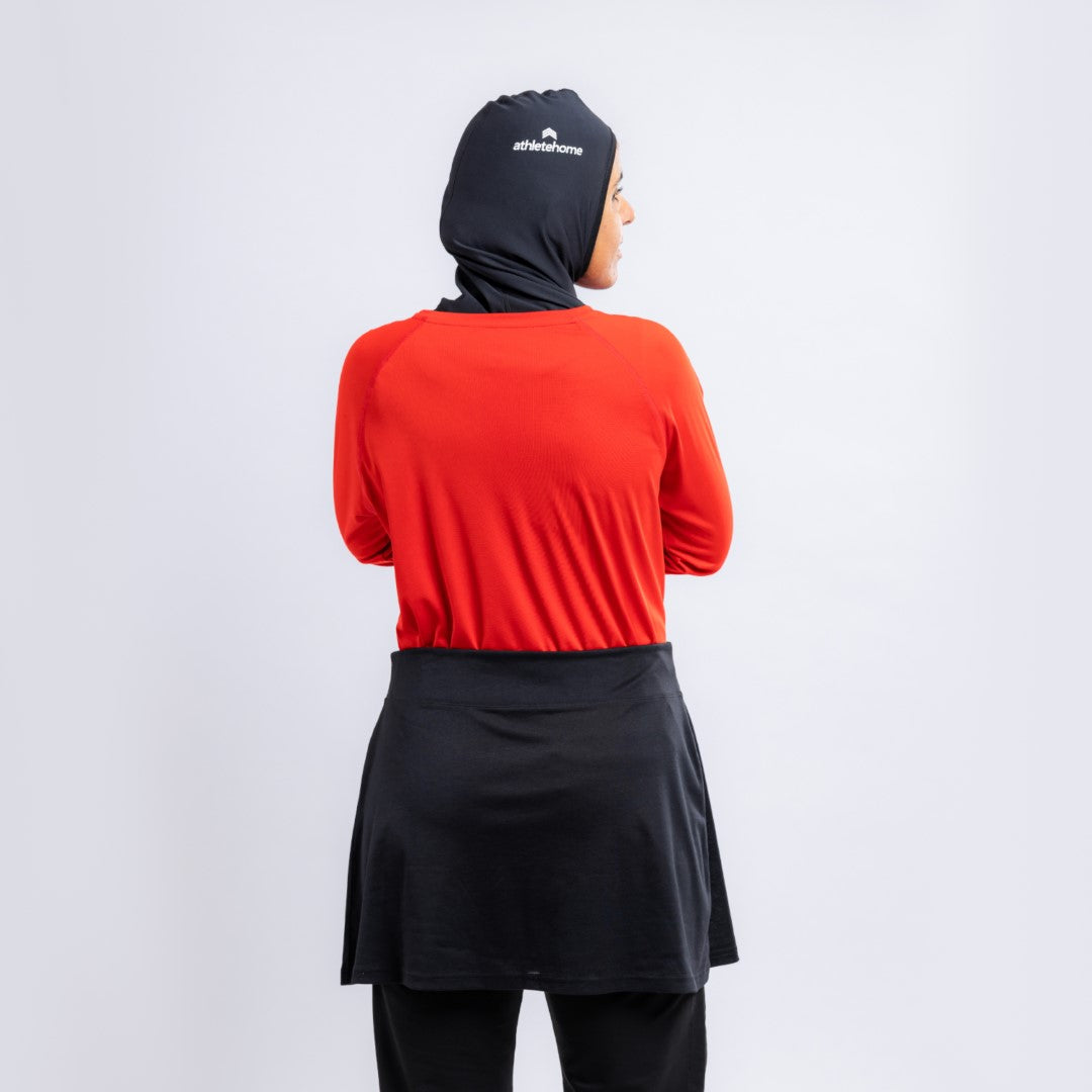 Breathable & Comfortable Workout Shirt for Women | Athlete Home | Green Long Sleeve Design