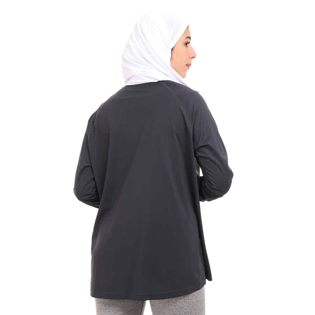 Breathable & Comfortable Workout Shirt for Women | Athlete Home | Green Long Sleeve Design