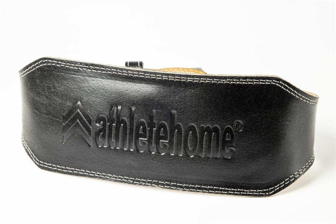 Padded Leather Weightlifting Belt: Durable Support Belt for Men and Women - Perfect for Bodybuilding