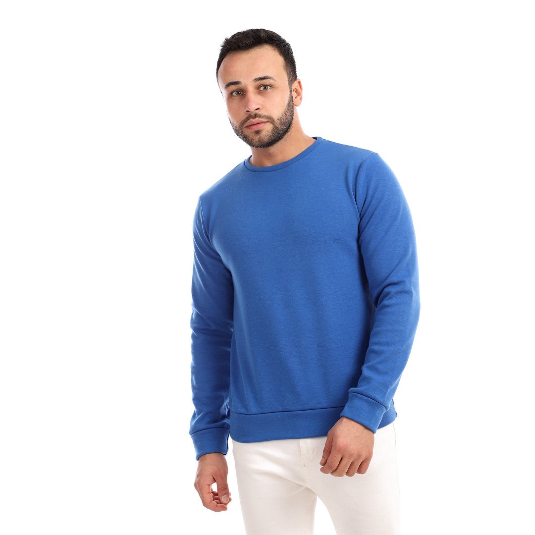 Athlete Home Men's Velour Crewneck Sweatshirt - Ultra-Soft Premium Pullover for Post-Workout Comfort, Athleisure, and Casual Style in Egypt