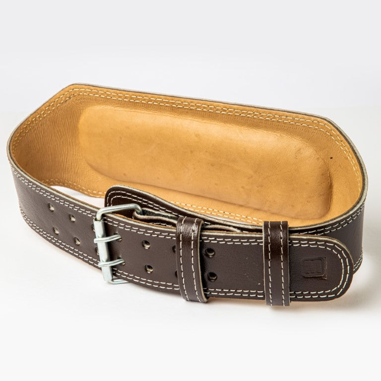 Padded Leather Weightlifting Belt: Durable Support Belt for Men and Women - Perfect for Bodybuilding