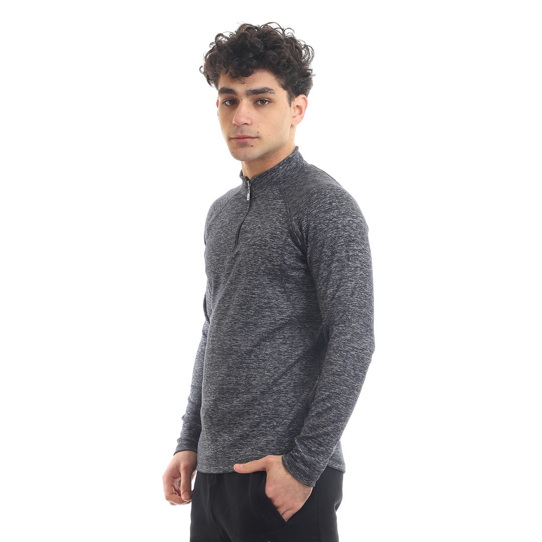 Athlete Home "Momentum" 1/4 Zip Performance Top | Men's Long-Sleeve Shirt for Running & Gym | Breathable & Moisture-Wicking