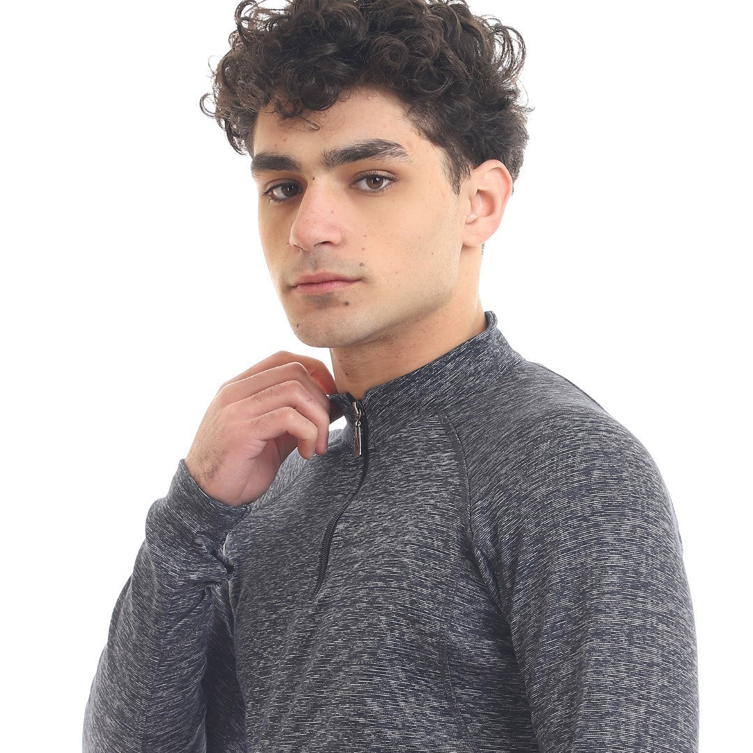Athlete Home "Momentum" 1/4 Zip Performance Top | Men's Long-Sleeve Shirt for Running & Gym | Breathable & Moisture-Wicking