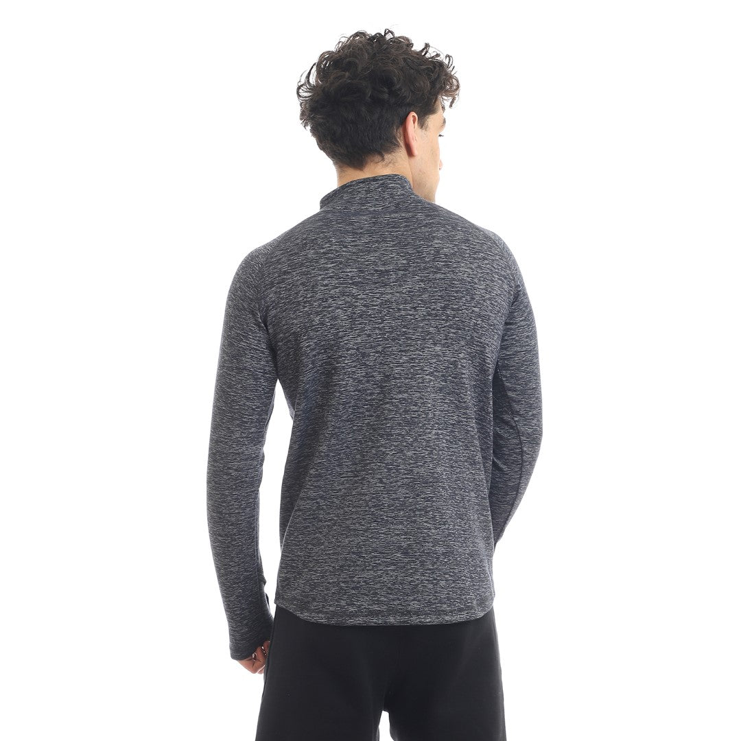 Athlete Home "Momentum" 1/4 Zip Performance Top | Men's Long-Sleeve Shirt for Running & Gym | Breathable & Moisture-Wicking
