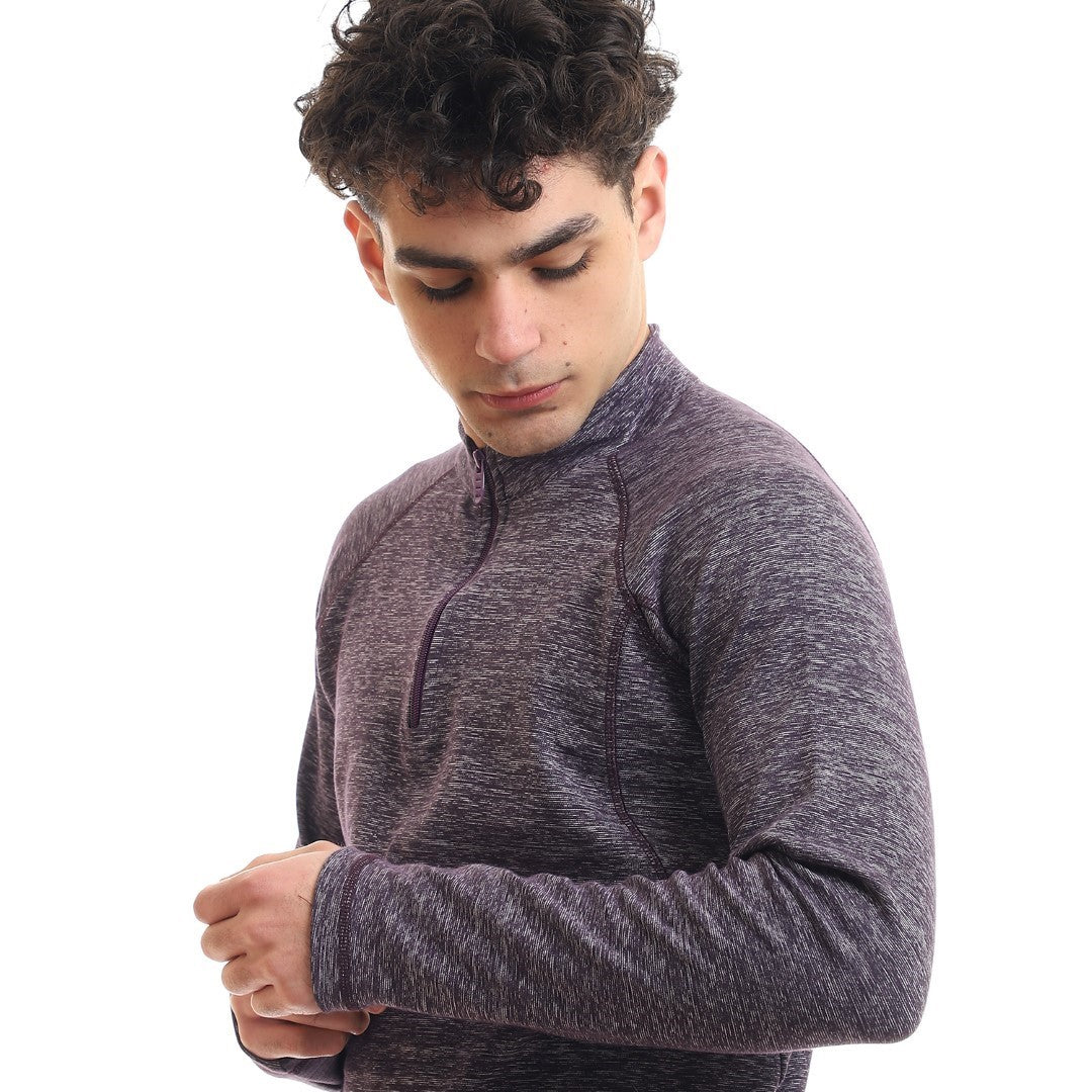 Athlete Home "Momentum" 1/4 Zip Performance Top | Men's Long-Sleeve Shirt for Running & Gym | Breathable & Moisture-Wicking