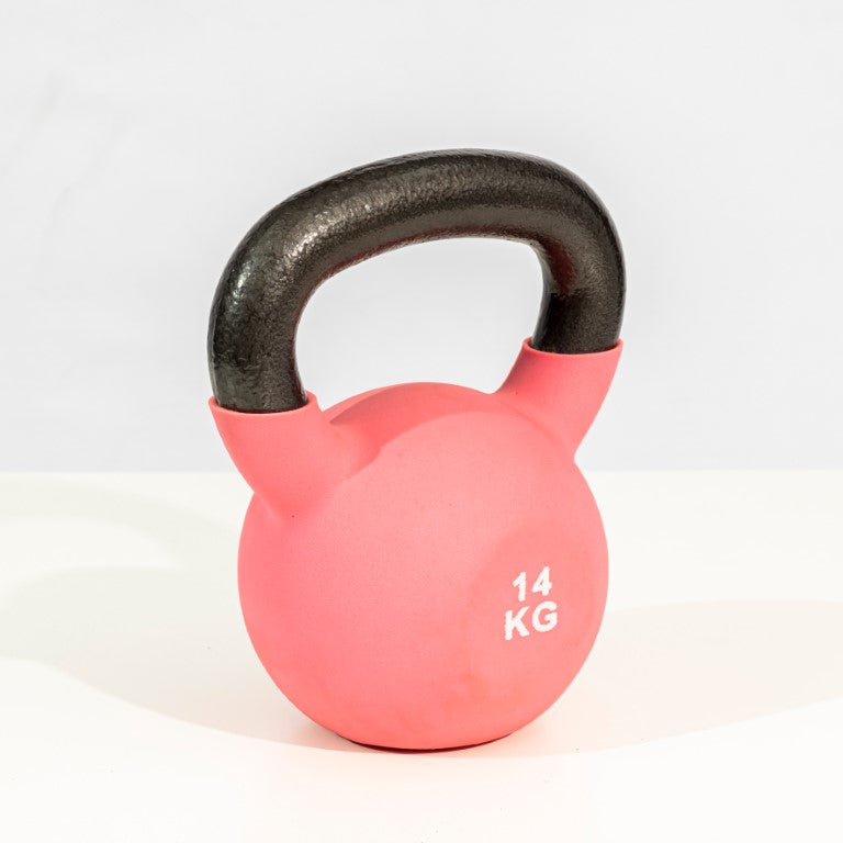 Athlete Home Pro-Grade Cast Iron Kettlebell | Vinyl Coated for Floor Protection | Wide Grip Handle for Full Body Strength Training, HIIT, and Functional Fitness