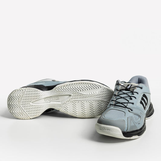 حذاء تنس ويلسون للرجال لجميع الملاعب باللون الأزرق السماوي/الرمادي | حذاء رياضي ثابت ومتين للتنس والبادل وتمارين الجيم عالية الكثافة في مصر