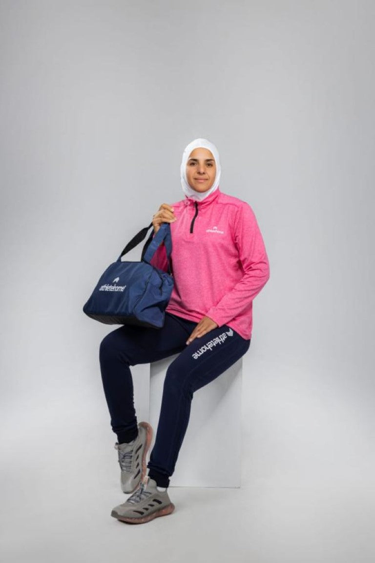 Athlete Home Unisex Long Sleeve Half-Zip | Soft & Stylish | Ideal for Running, Fitness & Everyday Wear