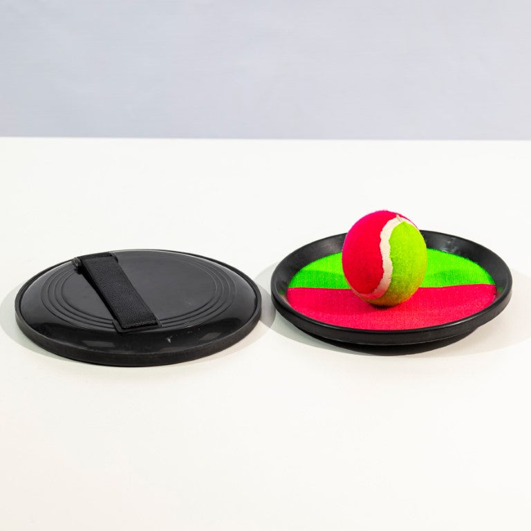 Athlete Home Pro Toss and Catch Ball Game Set | Outdoor Velcro Paddle Game for Beach, Park & Kids | Improves Hand-Eye Coordination & Reaction Time