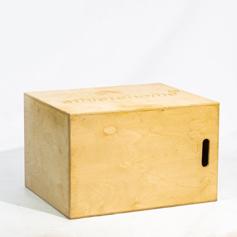 Athlete Home 3-in-1 Wood Plyo Box | Professional Wooden Plyometric Jump Box for Explosive Power, Strength & Conditioning | CrossFit & Gym Equipment