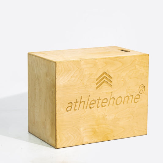 صندوق بليومتريك - صندوق قفز خشبي لكروس فيت، تمارين HIIT وتدريب القوة - عزز القوة والانفجارية 3 مستويات مختلفه