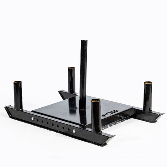 زلاجة القوة (Power Sled) شديدة التحمل من Athlete Home | زلاجة أوزان احترافية للدفع والسحب لتمارين القوة والتكييف البدني والسرعة | معدات جيم صناعة مصرية