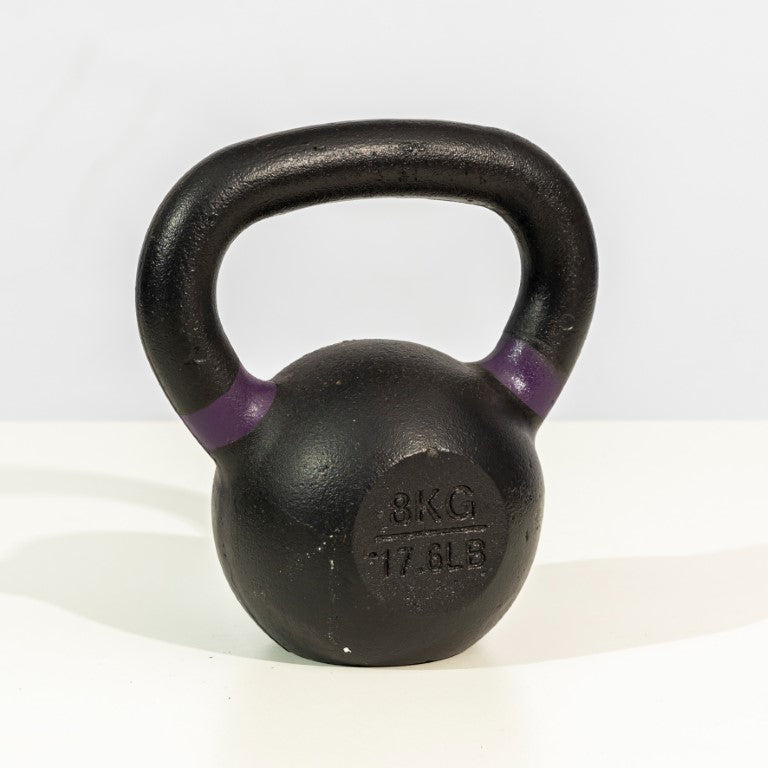 Athlete Home 'The Competitor' Pro-Grade Kettlebell | Solid Cast Iron with Raw Steel Handle for Explosive Power, Grip Strength & Functional Fitness | Competition Style
