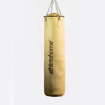 Premium Leather Sand Bag With Metal Chain - Martial Arts - Kick Boxing - Cardio Training