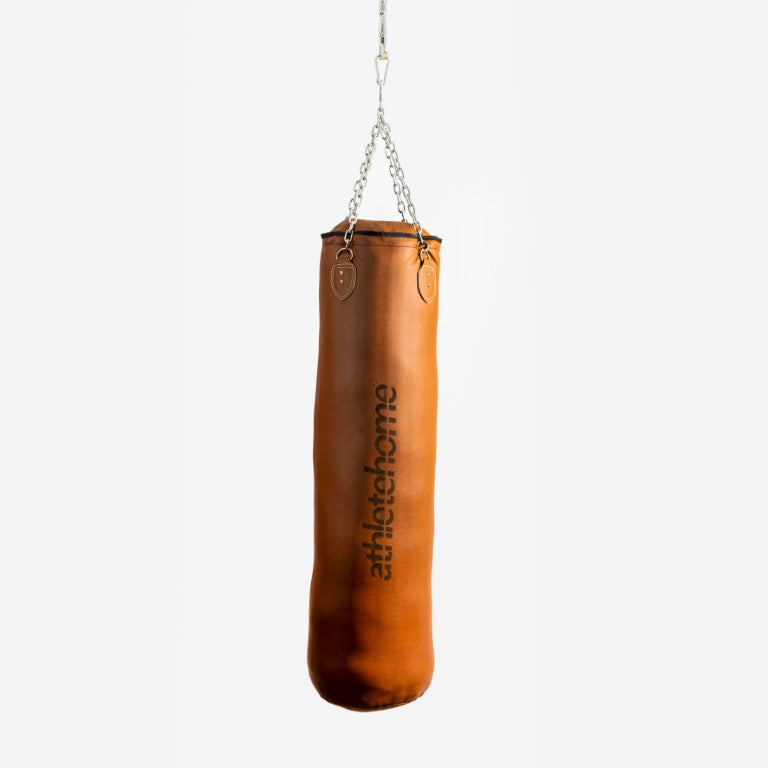 Premium Leather Sand Bag With Metal Chain - Martial Arts - Kick Boxing - Cardio Training