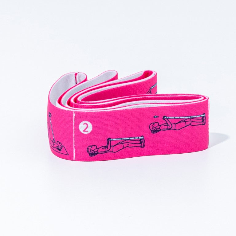 Pro-Grade Multi-Loop Stretching Strap with Exercise Guide | Yoga & Flexibility Band for Physical Therapy, Recovery, and Improving Range of Motion