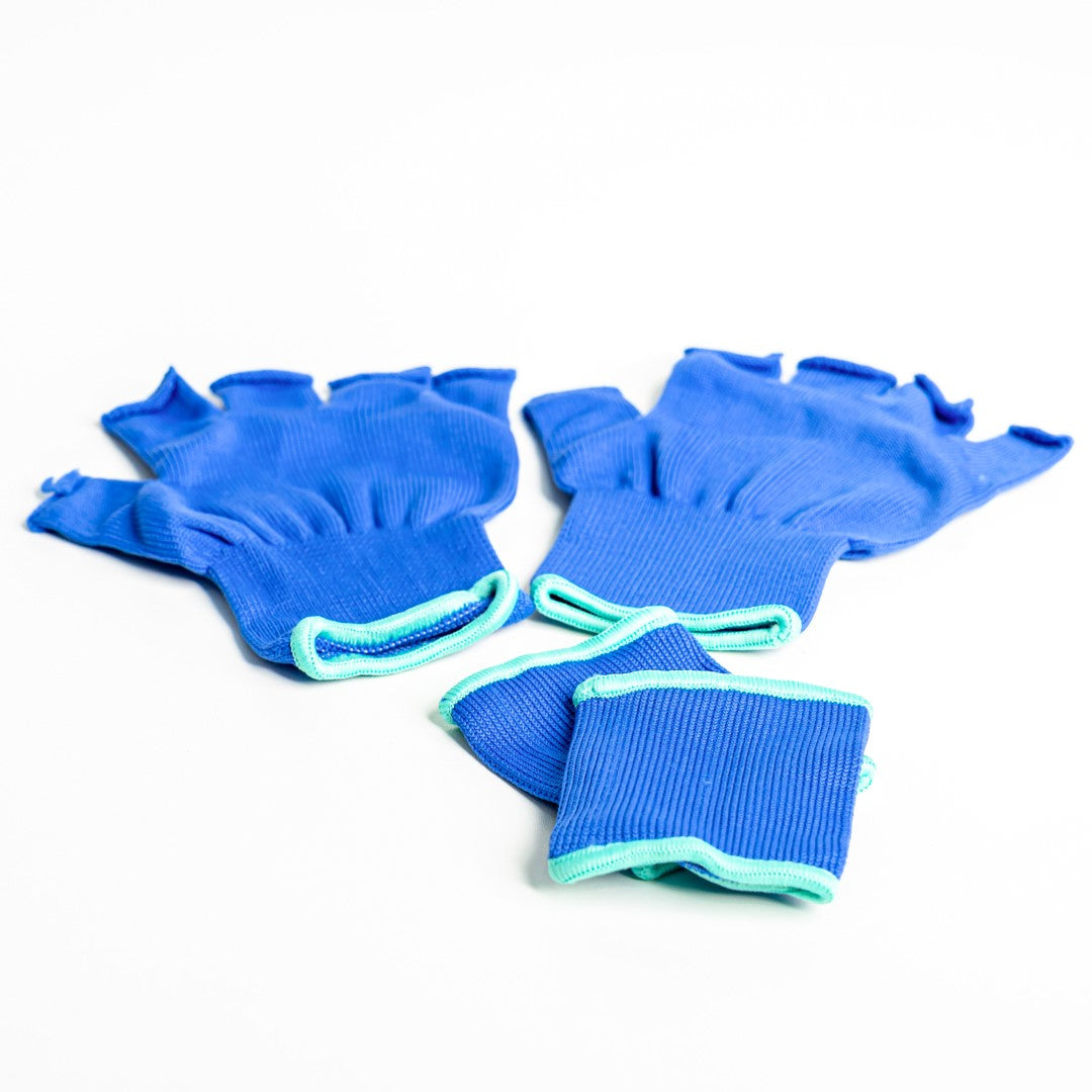 قفازات التمرين Flex-Grip من Athlete Home | واقيات راحة اليد بتصميم بسيط لقبضة معززة | نيوبرين مسامي لرفع الأثقال والجيم والكروس فيت | واقي من مسامير الجلد