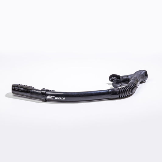 Whale "Pro-Trainer" Center-Mount Swim Snorkel | One-Way Purge Valve for Training & Snorkeling | Ergonomic Design for Lap Swimming Technique