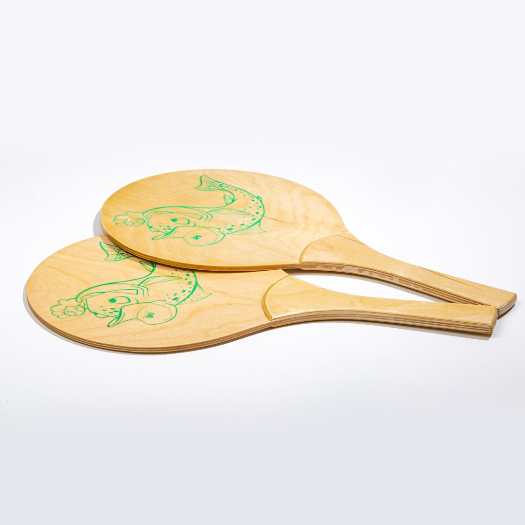 Wooden Racket For Beach Fun