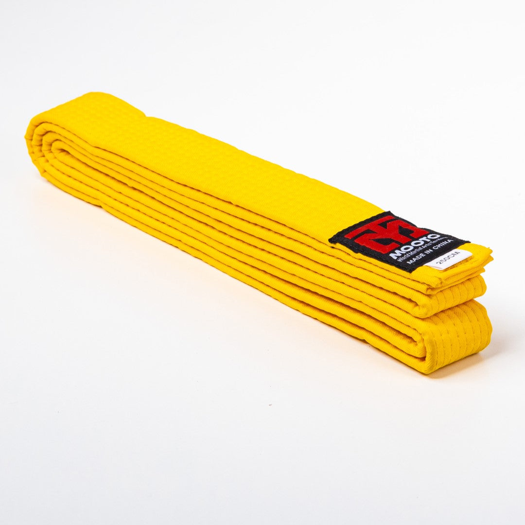 Mooto Professional Martial Arts Red Belt - Durable Cotton Belt for Taekwondo, Karate & Judo - Competition & Grading Rank Belt