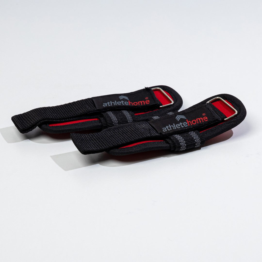 أثليت هوم Titan-Grip Pro شدادات رفع أثقال مبطنة - لدعم المعصم للخدمة الشاقة في تمارين الديدليفت والسحب - لزيادة أوزانك في مصر