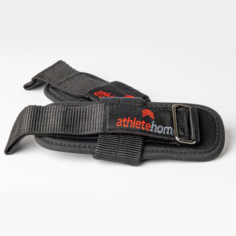 أثليت هوم Titan-Grip Pro شدادات رفع أثقال مبطنة - لدعم المعصم للخدمة الشاقة في تمارين الديدليفت والسحب - لزيادة أوزانك في مصر