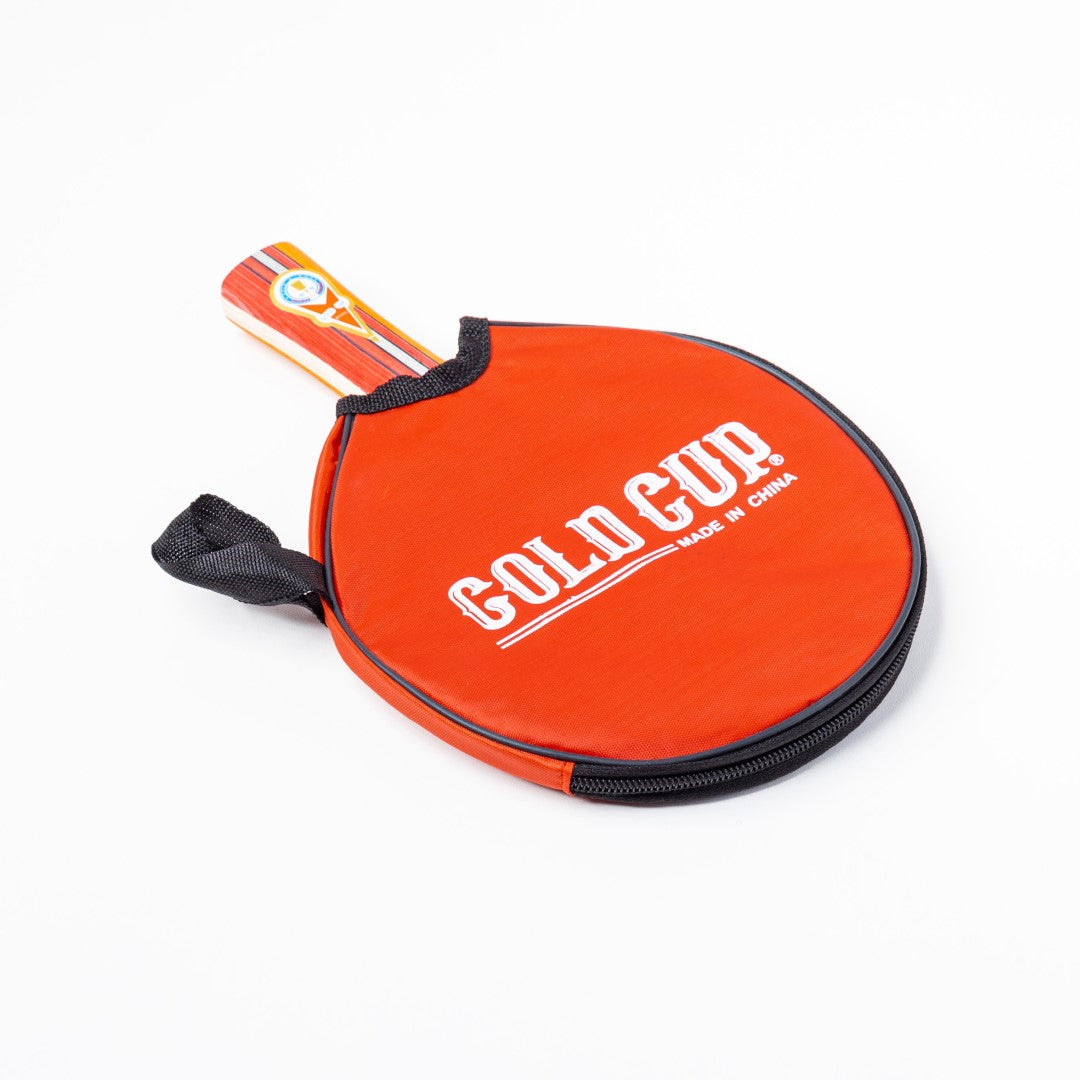 Athlete Home Gold Cup Pro Table Tennis Paddle | High-Performance Racket for Spin & Control | Includes Protective Case