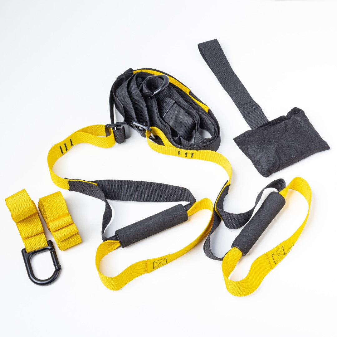 Athlete Home Pro-Grade Suspension Trainer | Full Body Bodyweight Resistance Training System | Portable Home Gym with Door Anchor for Strength, Core & Functional Fitness in Egypt
