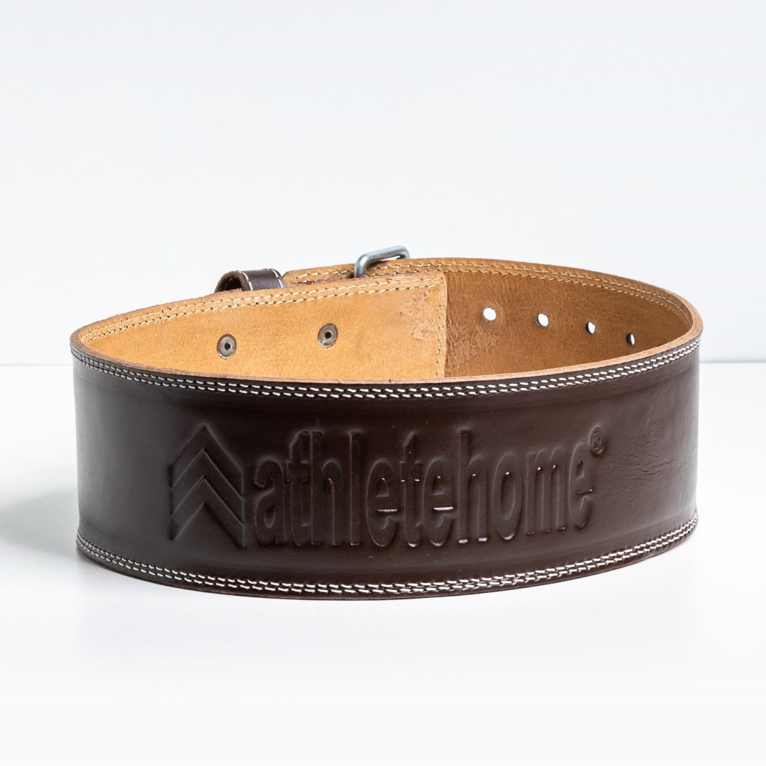 Premium Power Lifting Brown Genuine Belt 4 mm