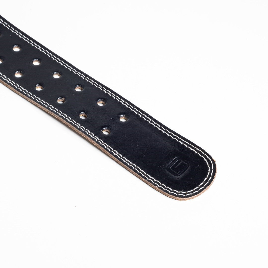 Cost Effective Half Genuine Leather Powerlifting Belt: 4mm Support for Men and Women - Ultimate Weight Training Gear