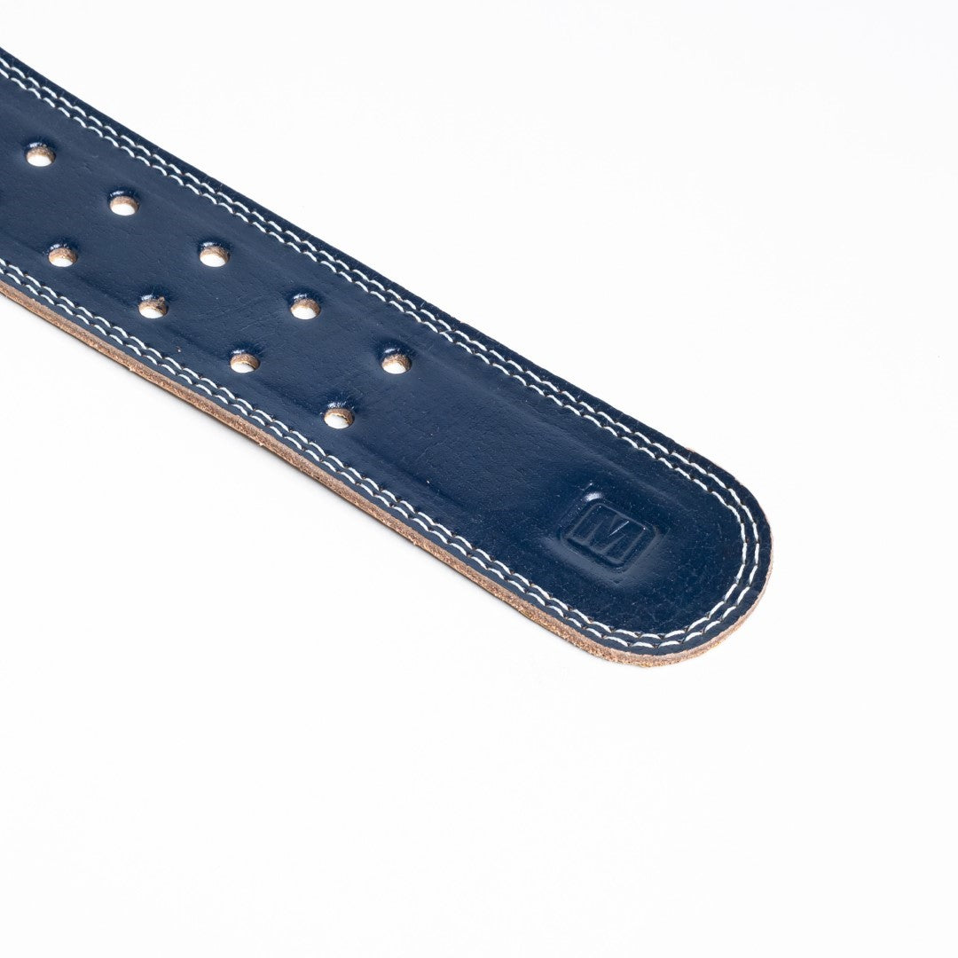 Cost Effective Half Genuine Leather Powerlifting Belt: 4mm Support for Men and Women - Ultimate Weight Training Gear
