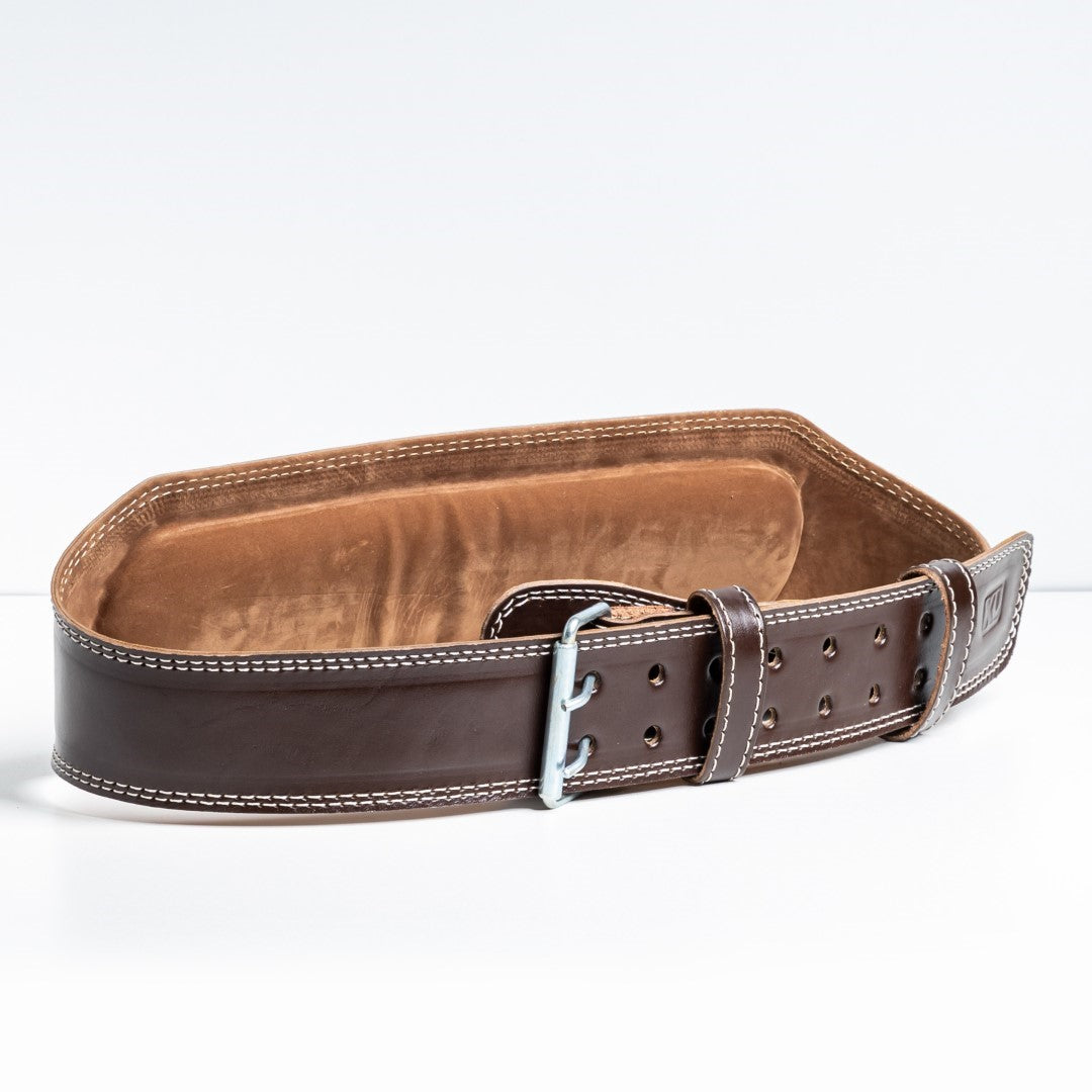 Cost Effective Half Genuine Leather Powerlifting Belt: 4mm Support for Men and Women - Ultimate Weight Training Gear