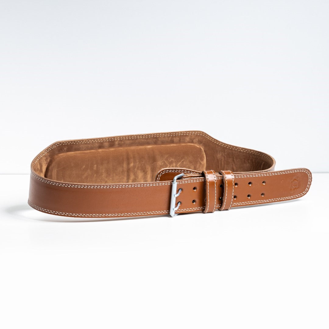 Cost Effective Half Genuine Leather Powerlifting Belt: 4mm Support for Men and Women - Ultimate Weight Training Gear