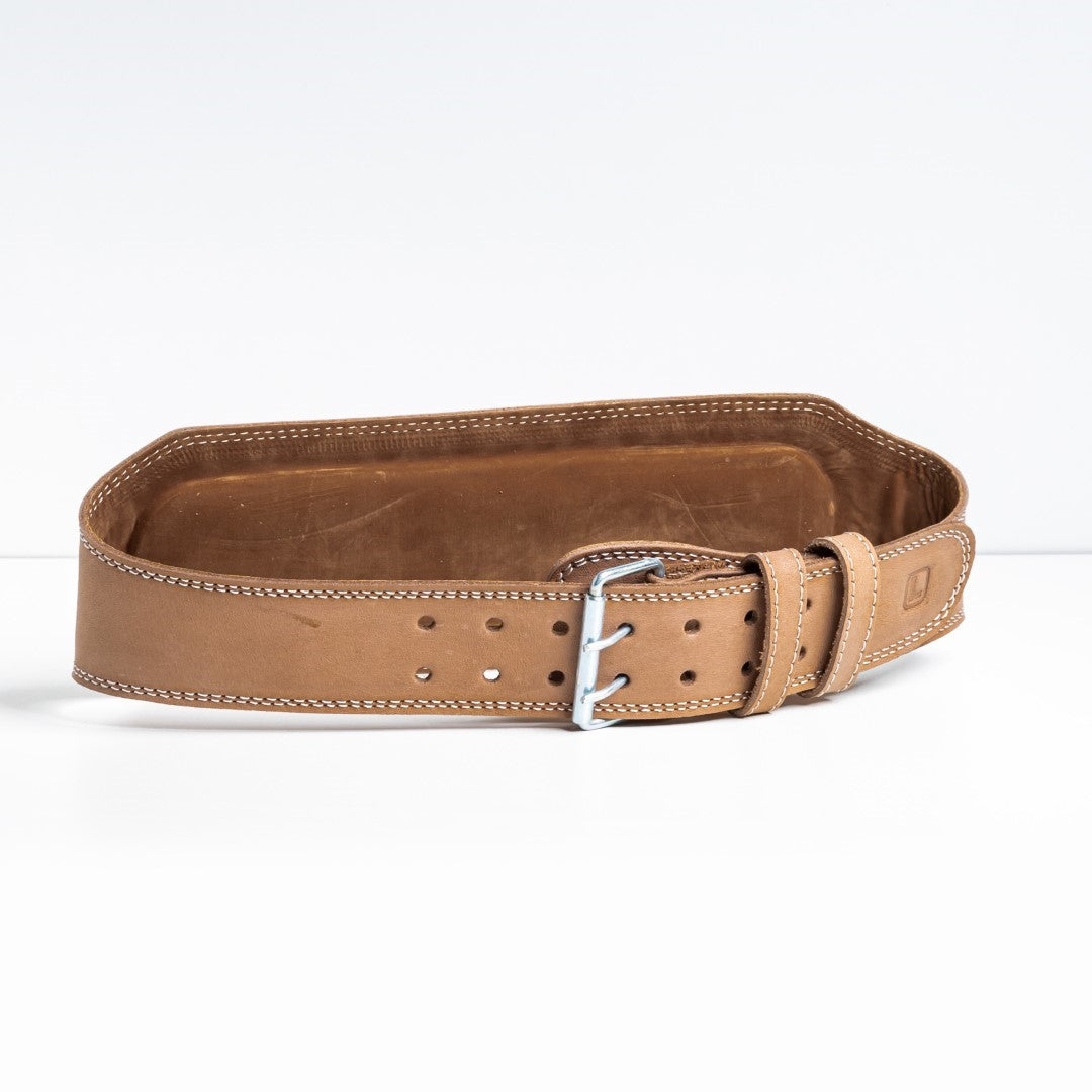 Cost Effective Half Genuine Leather Powerlifting Belt: 4mm Support for Men and Women - Ultimate Weight Training Gear