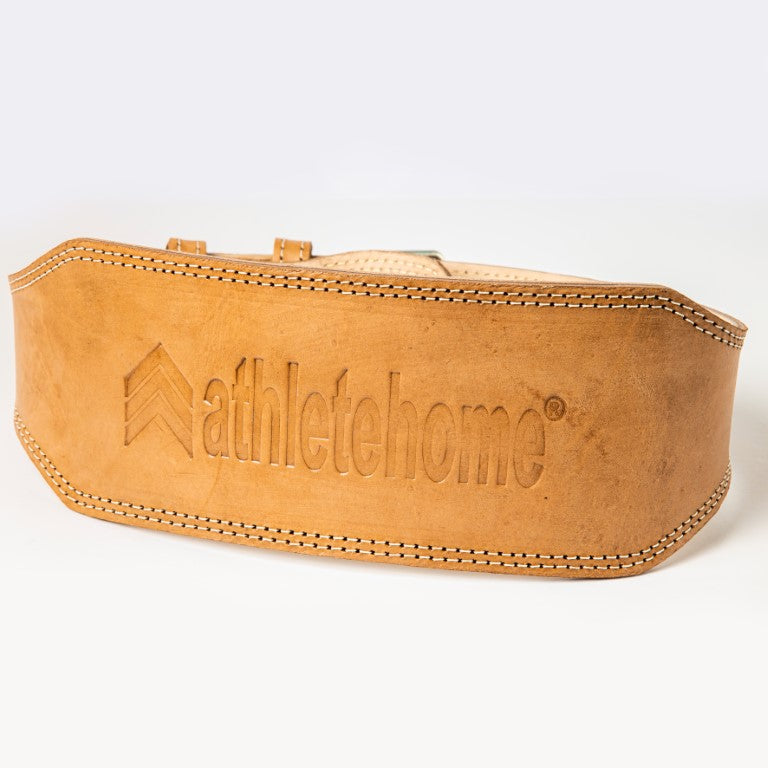 Padded Leather Weightlifting Belt: Durable Support Belt for Men and Women - Perfect for Bodybuilding